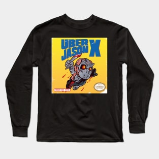 Uber Jason X - NES Cover Long Sleeve T-Shirt